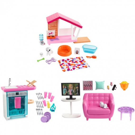 Set de joc Barbie mobilă, pentru fete  106164 2