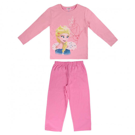 Pijamale pentru fete cu design Frozen Frozen 1062 