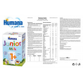 Lapte de tranziție junior, peste 12 luni, cutie 600 g Humana 106587 2