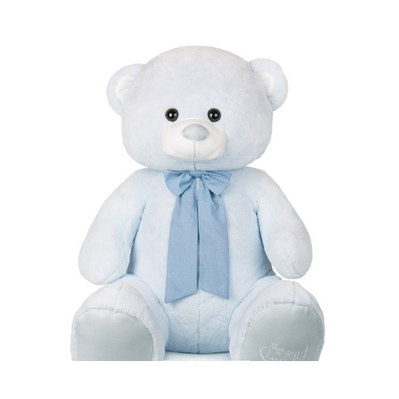 Ursuleț de pluș albastru, 80 cm Amek toys 106919 