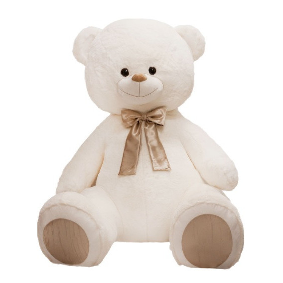 Ursuleț de pluș alb, 120 cm Amek toys 106920 