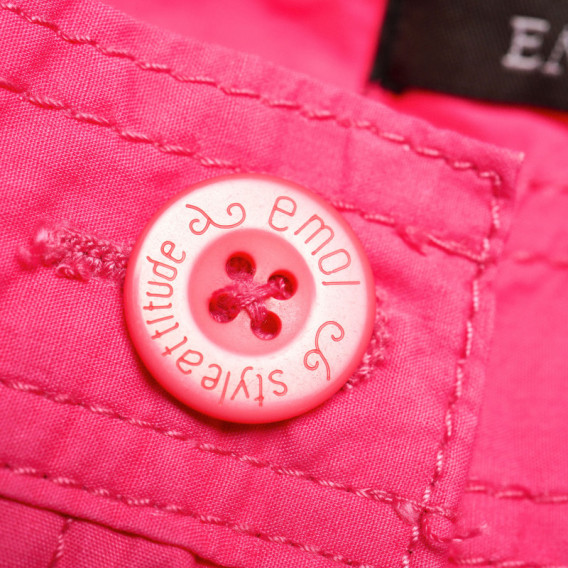 Pantaloni de maternitate capri din bumbac, roz EMOI 106956 4
