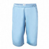 Pantaloni scurți din bumbac de culoare albastră pentru gravide Mamalicious 106980 