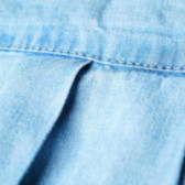 Pantaloni scurți din bumbac de culoare albastră pentru gravide Mamalicious 106983 4