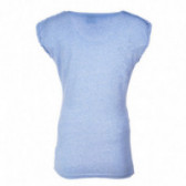 Bluză din bumbac fără mâneci, de culoare albastră pentru femeile însărcinate Mamalicious 107018 2
