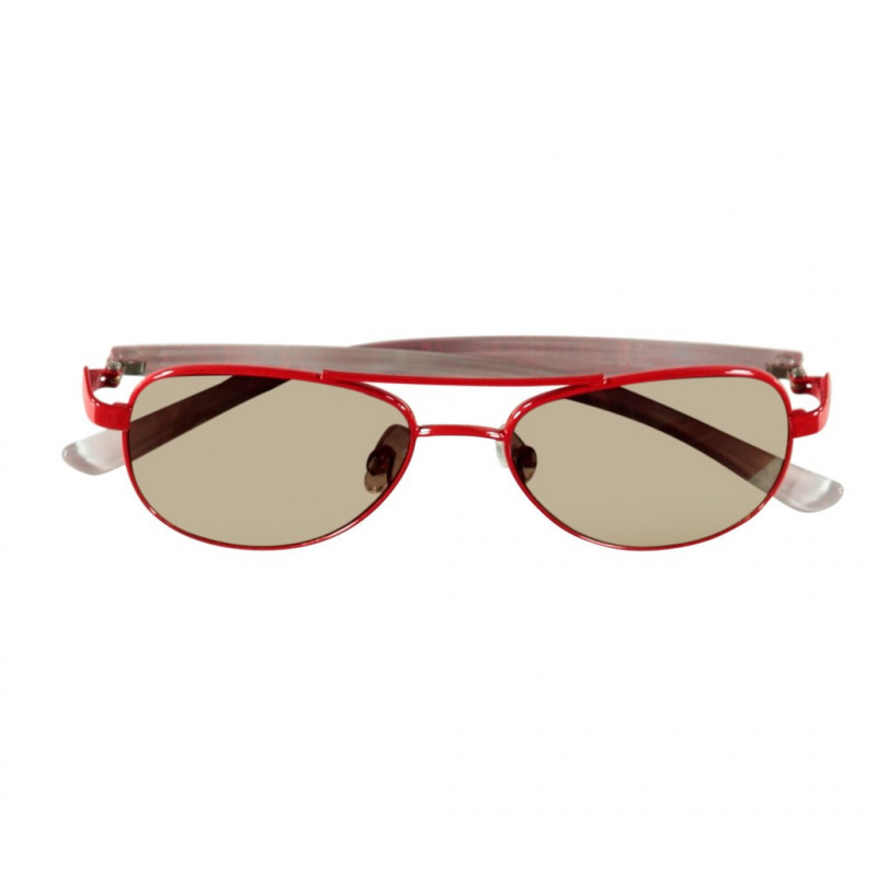 Ochelari de soare cu ramă roșie, pentru fete  107222