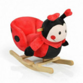 Palton mecanic Ladybug, culoare: Roșu Moni 107320 