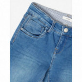 Jeans cu croi drept, albaștri pentru fete Name it 107532 3