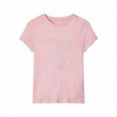 Bluză brodată, roz pentru fete Name it 107548 3