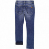 Jeans albaștri subțiri pentru băieți Name it 107644 2