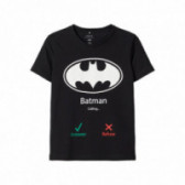 Tricou Batman din bumbac, negru pentru băieți Name it 107674 