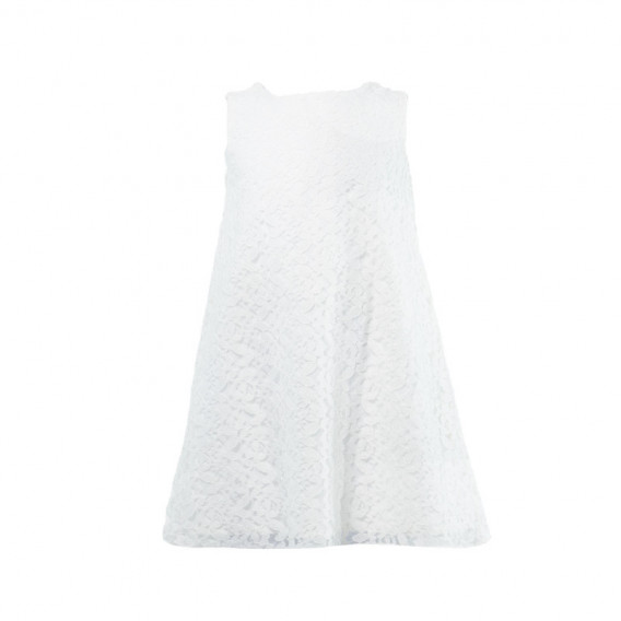 Rochie albă din dantelă pentru fete BLUE SEVEN 107995 