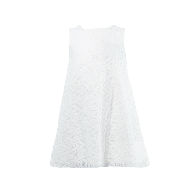 Rochie albă din dantelă pentru fete  107995