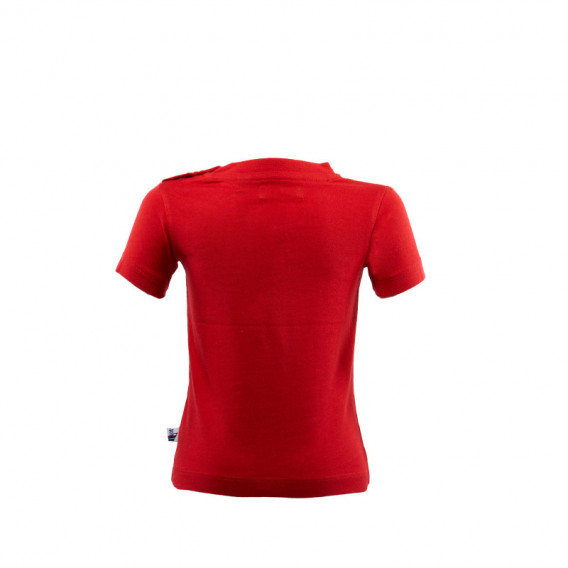 Tricou cu imprimeu cu motive nautice, roșu pentru băieți BLUE SEVEN 108002 2