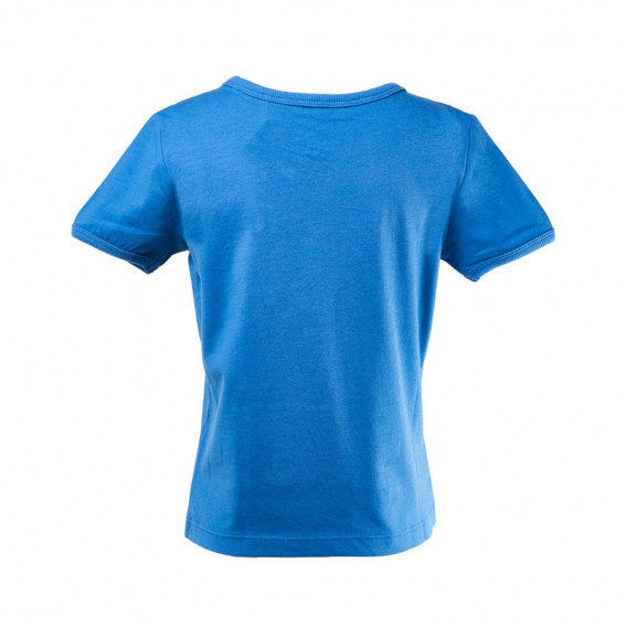 Tricou de bumbac de culoare albastră, pentru băieți EAT ANTS 108053 2