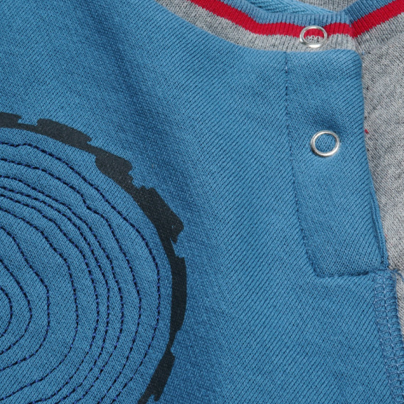 Bluză matlasată albastră cu mâneci lungi pentru băieți MEXX 108114 3