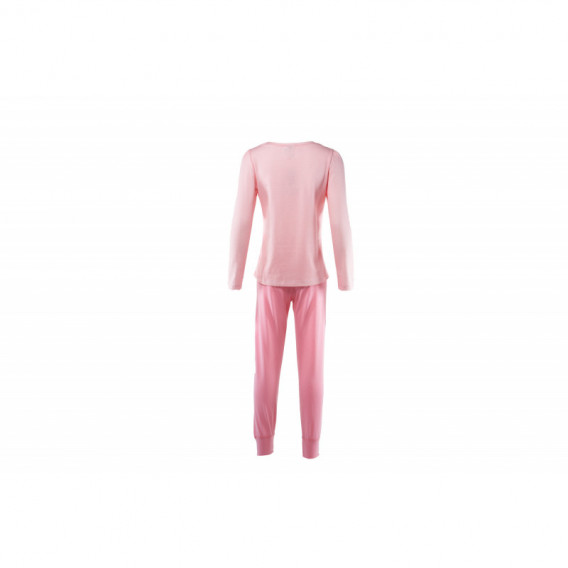 Pijamale din bumbac din două piese de culoare roz pentru fete SANETTA 108116 2