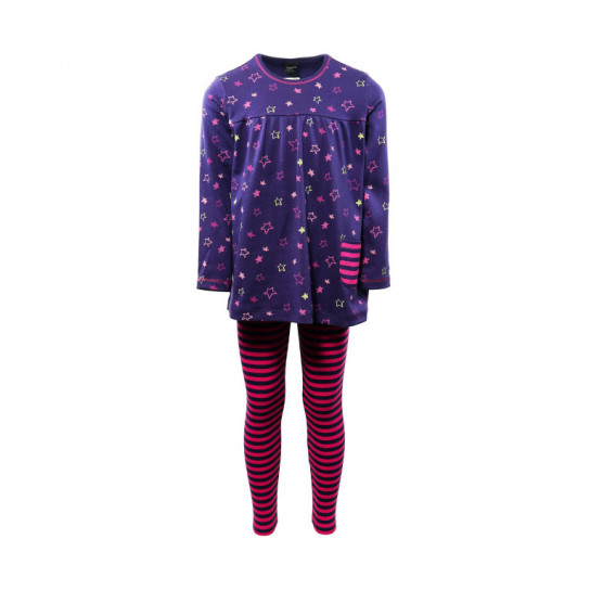 Pijamale de culoare violet, pentru fete SCHIESSER 108191 