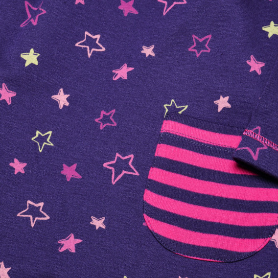 Pijamale de culoare violet, pentru fete SCHIESSER 108194 4