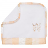 Pătură/prosop pentru copii cu aplicație iepuraș Inter Baby 109089 2
