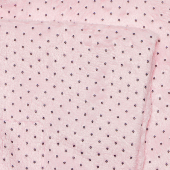 Pătură de bumbac moale, de culoare roz, pentru fete Inter Baby 109318 5