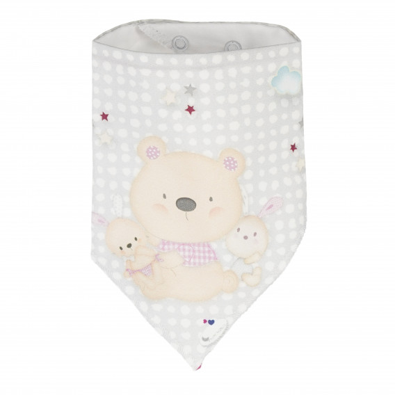 Bavețică pentru fete cu ursuleți roz Inter Baby 109375 4
