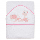 Prosop pentru copii cu margine roz și țesătură delicată Inter Baby 109414 4