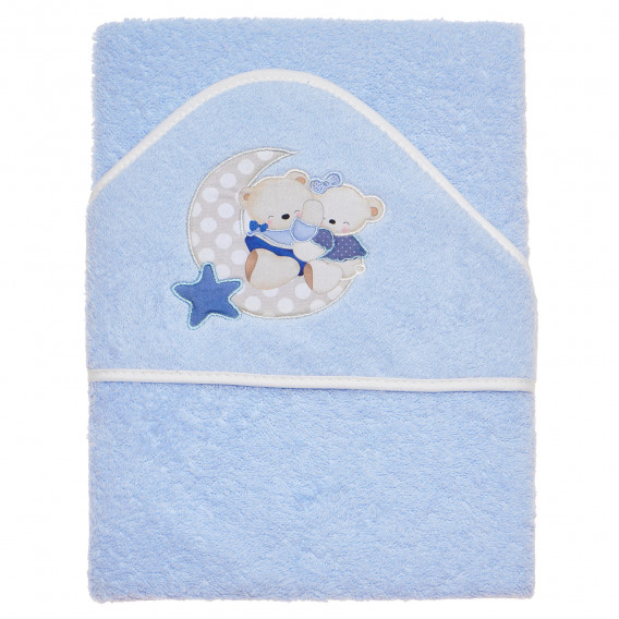 Prosop pentru bebeluș Amoroso în culoare albastru potrivit pentru băieți Inter Baby 109422 4