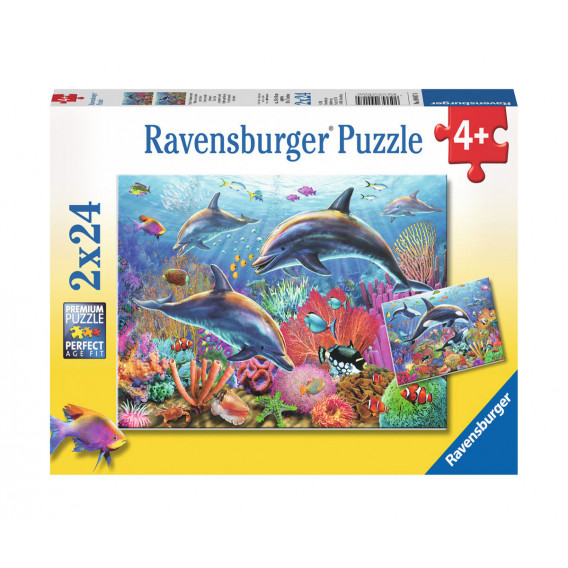 Puzzle 2 în 1, frumusețe subacvatică Ravensburger 10953 