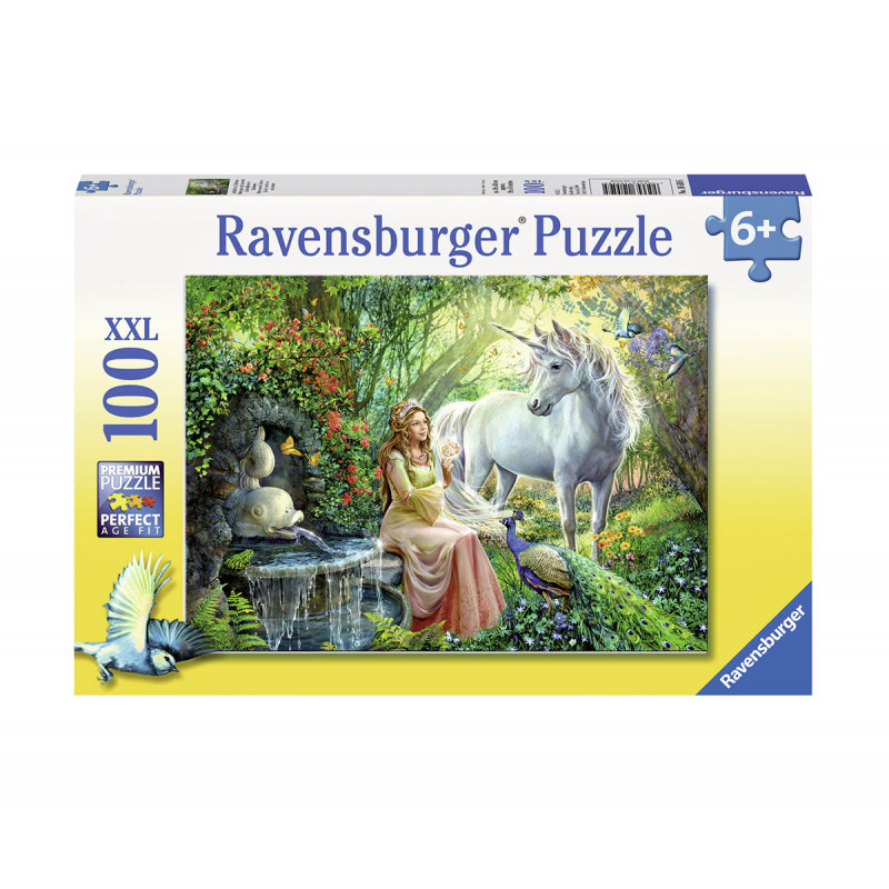 Puzzle cu prințesă și unicorn  10961
