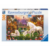 Puzzle 2D  cu unicorni fantastici Ravensburger 10963 