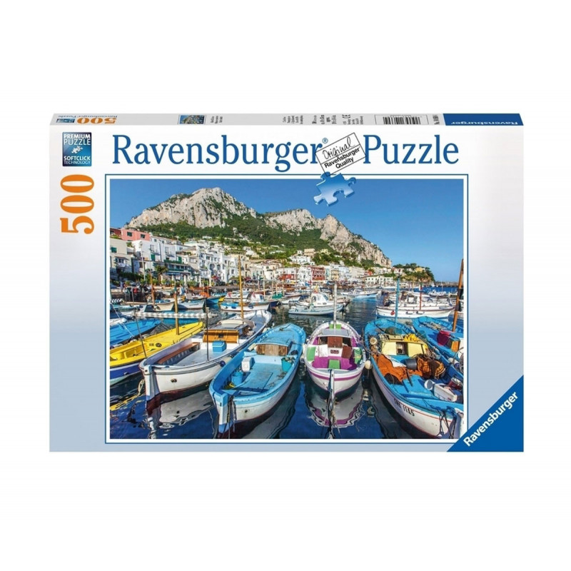 Puzzle 2D, model de port colorat  10976