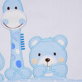 Pătură pentru bebeluși cu margini albastre Inter Baby 109769 5