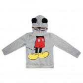 Hanorac cu glugă gri cu imprimeu Mickey Mouse pentru băieți Mickey Mouse 1098 3