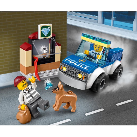 Constructor Echipa de câine Poliție în 67 de piese Lego 109813 4