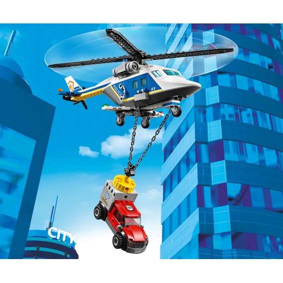 Constructor Urmărire a poliției cu elicoptere în 212 de piese Lego 109824 5