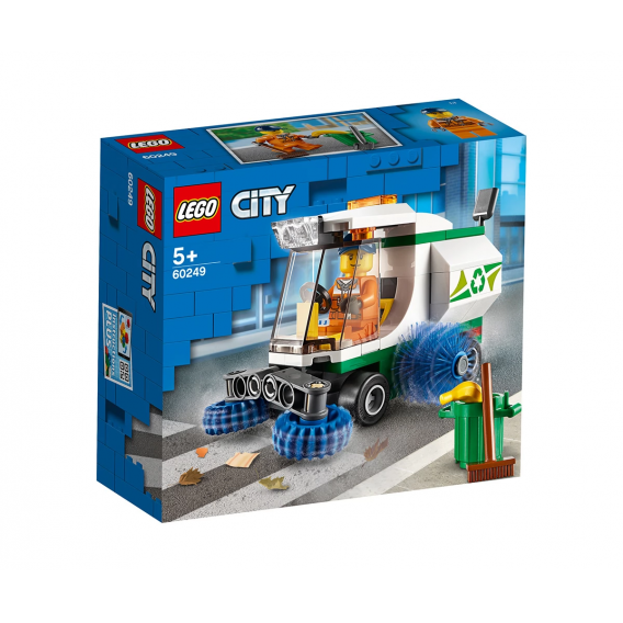 Constructor măturator stradal cu 89 de piese Lego 109843 