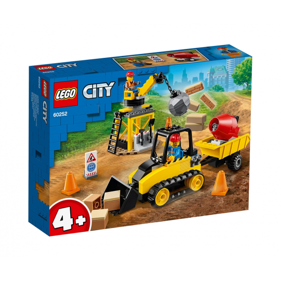 Bulldozer pentru construcții cu 126 de piese Lego 109852 