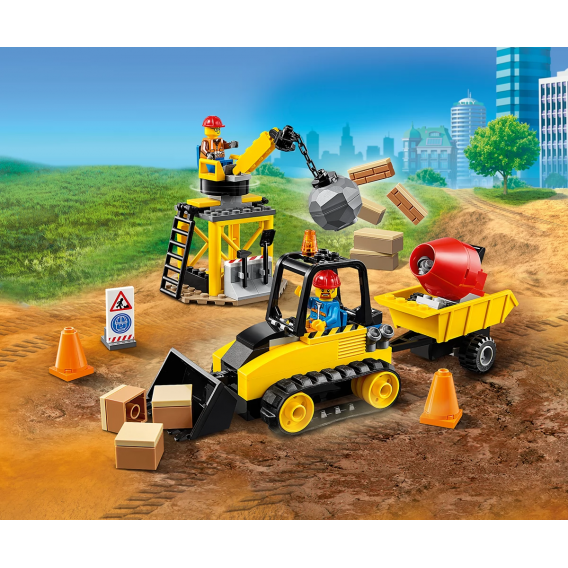 Bulldozer pentru construcții cu 126 de piese Lego 109855 4