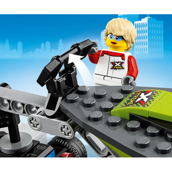 Transportor constructor bărci de curse în 238 de bucăți Lego 109867 7