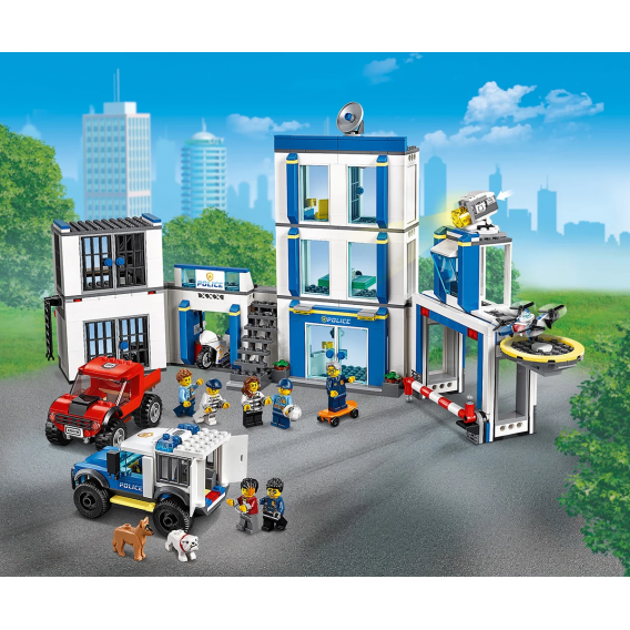 743 piese constructor Stație de Poliție Lego 109884 5