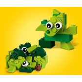 60 piese de construcție, cărămizi creative verzi Lego 109912 6