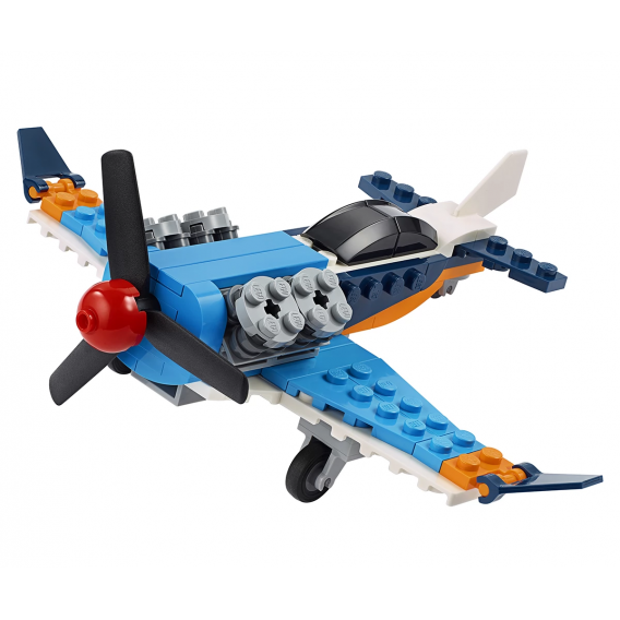 Aeronavă Constructor cu elice cu 128 de piese Lego 109927 2
