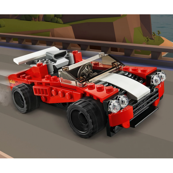 Mașină sport constructor cu 134 de piese Lego 109938 6