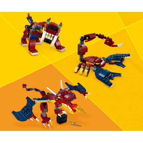 234 piese constructor dragon de foc Lego 109959 9