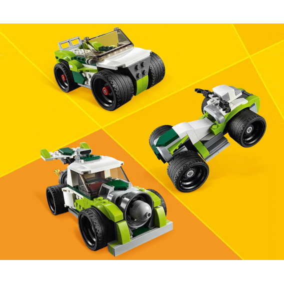 Lego Creataor, Rocket Truck, 198 de piese Lego 109971 11