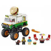Lego de construit, Monster Truck Hamburger Stand, 499 piese Lego 109984 3