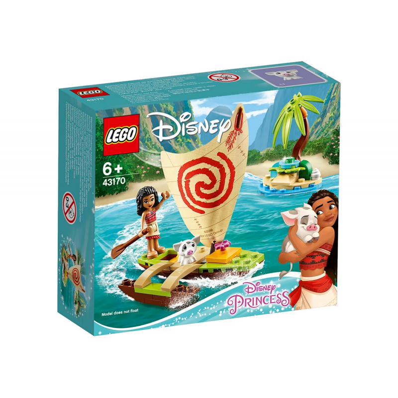Set Lego, Aventura oceanică a lui Vaiana, 46 piese  110019