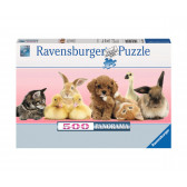Puzzle 2D prietenii animalelor Ravensburger 11002 