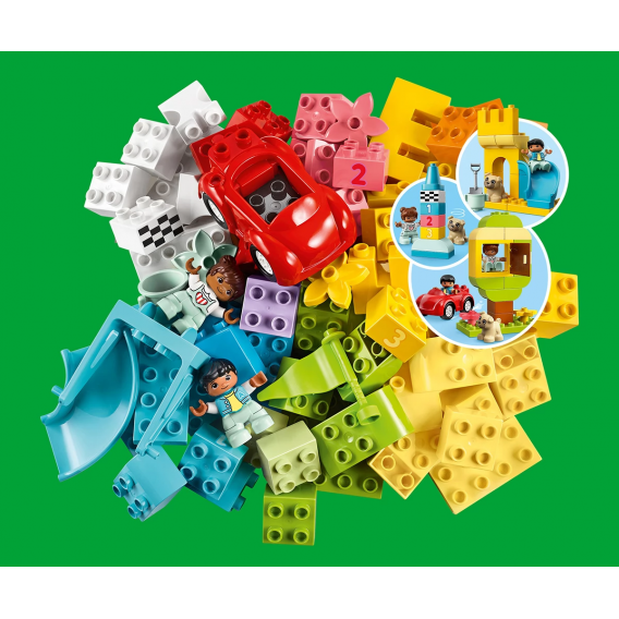 Lego Duplo de construit casă de lux, 85 de bucăți Lego 110102 4